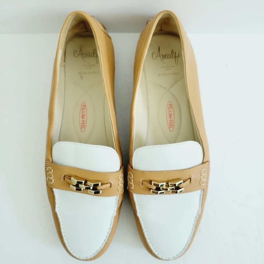NEW Amalfi By Rangoni Danzante Leather Loafers Size 8.5